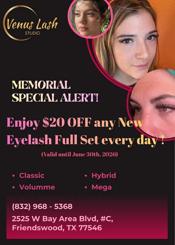 Venus Lash Studio — Beauty salon in Friendswood